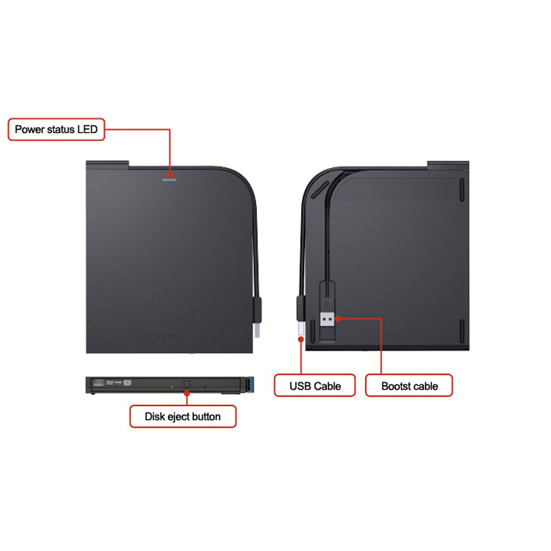 DVD رایتر اکسترنال بوفالو Buffalo DVSM-PT58U2VB - 6