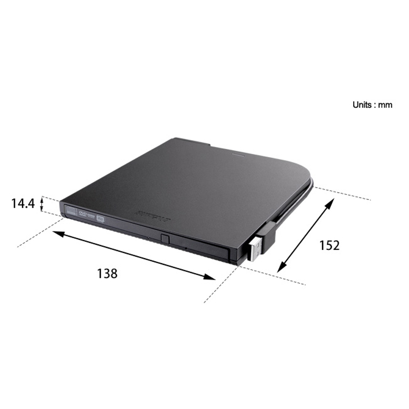 DVD رایتر اکسترنال بوفالو Buffalo DVSM-PT58U2VB - 7