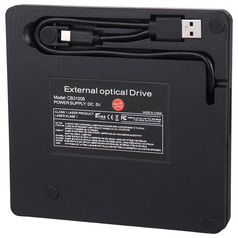 DVD رایتر اکسترنال دوبل Double CB31005 Type-C / USB3.0 - 3