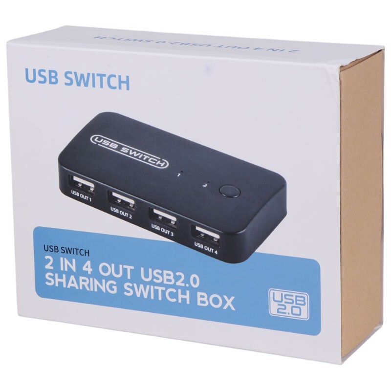 دیتا سوییچ 2 پورت USB رویال U204 - 2