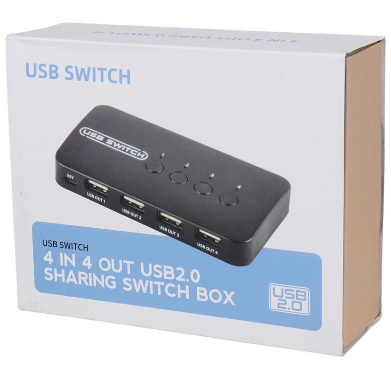 دیتا سوییچ 4 پورت USB رویال U404 - 2