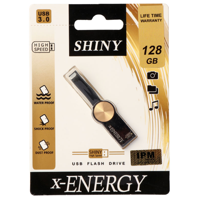فلش 128 گیگ ایکس انرژی X-Energy Shiny USB3.0 - 2