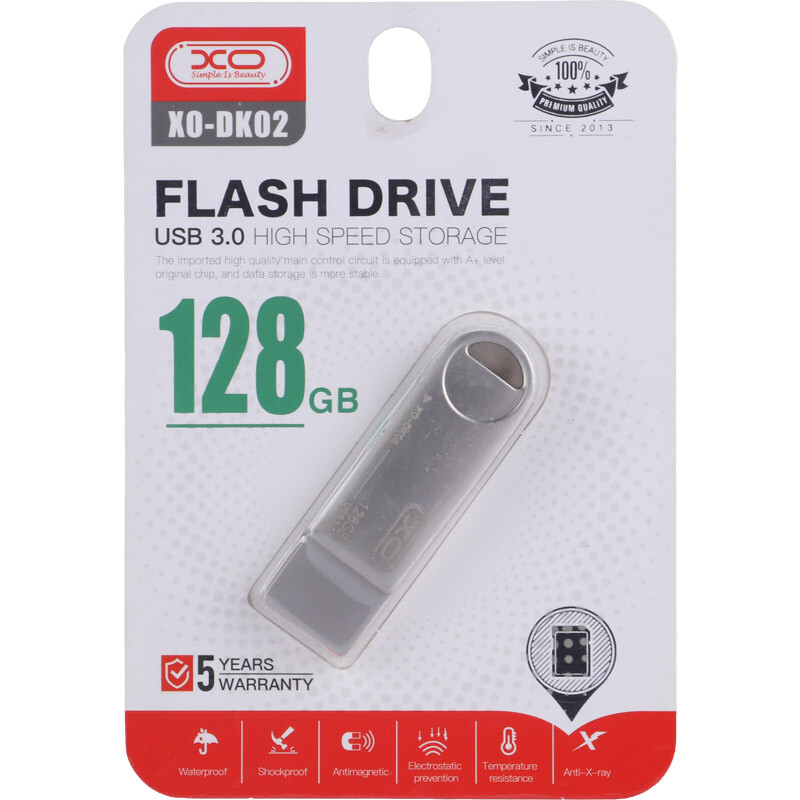 فلش 128 گیگ ایکس او XO-DK02 USB3.0 - 2