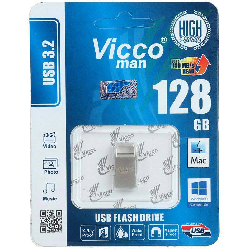 فلش 128 گیگ ویکومن ViccoMan VC374 USB 3.2 - 2