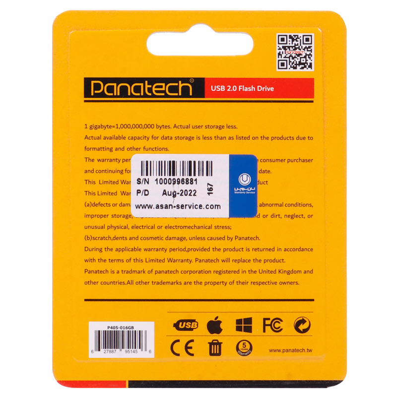 فلش 16 گیگ پاناتک Panatech P405 - 2
