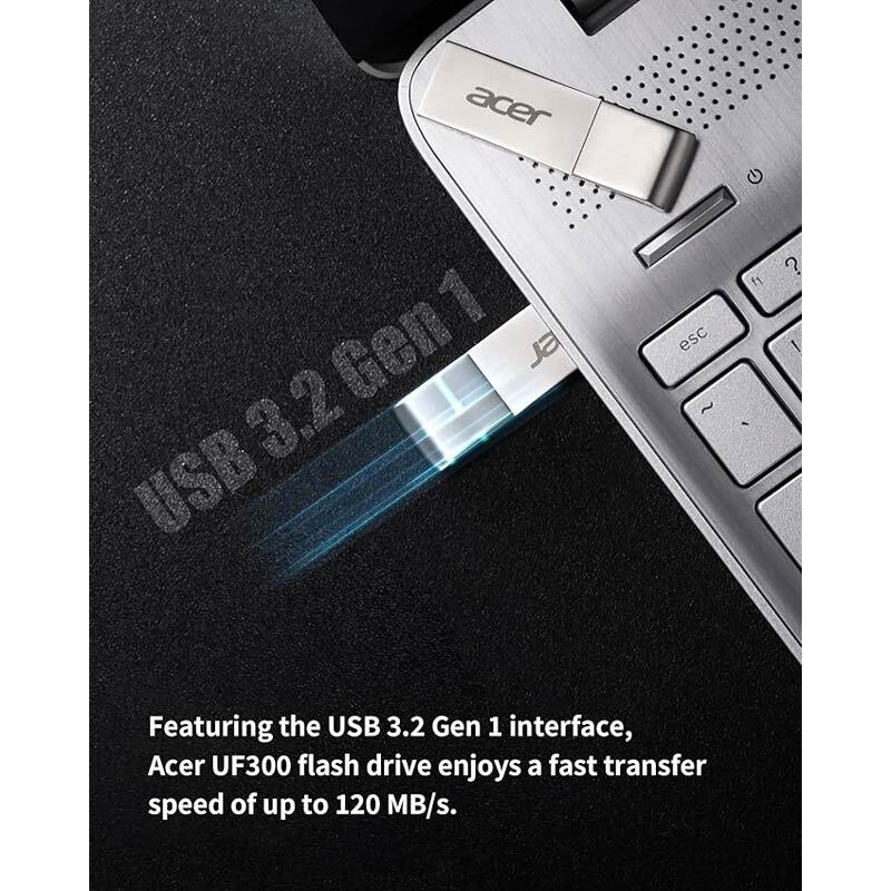 فلش 32 گیگ ایسر Acer UF300 USB3.2 - 4