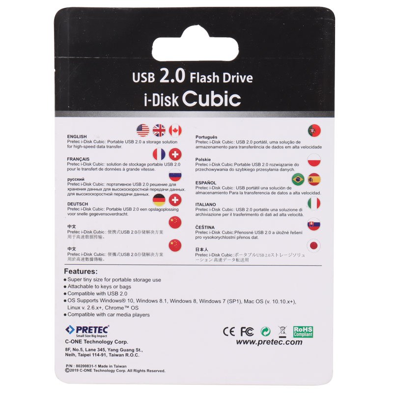 فلش 32 گیگ پرتک Pretec i-Disk Cubic - 2