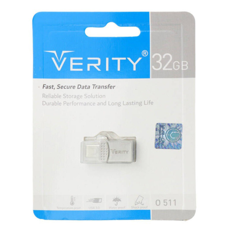 فلش 32 گیگ وریتی Verity O511 Dual Drive OTG Type-C USB3 - 2