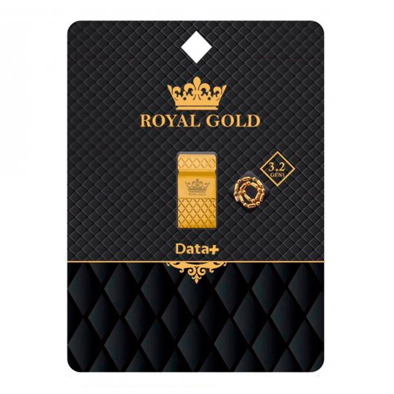 فلش 64 گیگ دیتا پلاس Data+ Royal Gold USB3.2 - 2