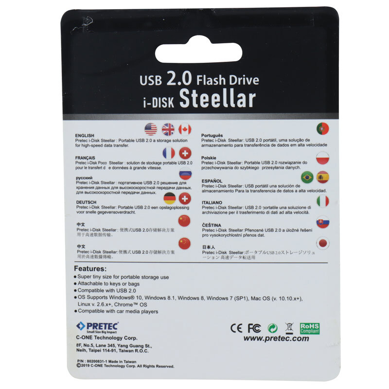 فلش 64 گیگ پرتک Pretec i-Disk Steellar - 2