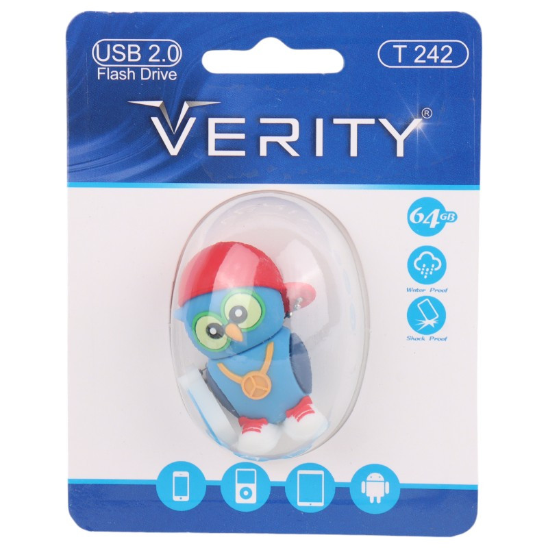فلش عروسکی 64 گیگ وریتی Verity T242 - 2