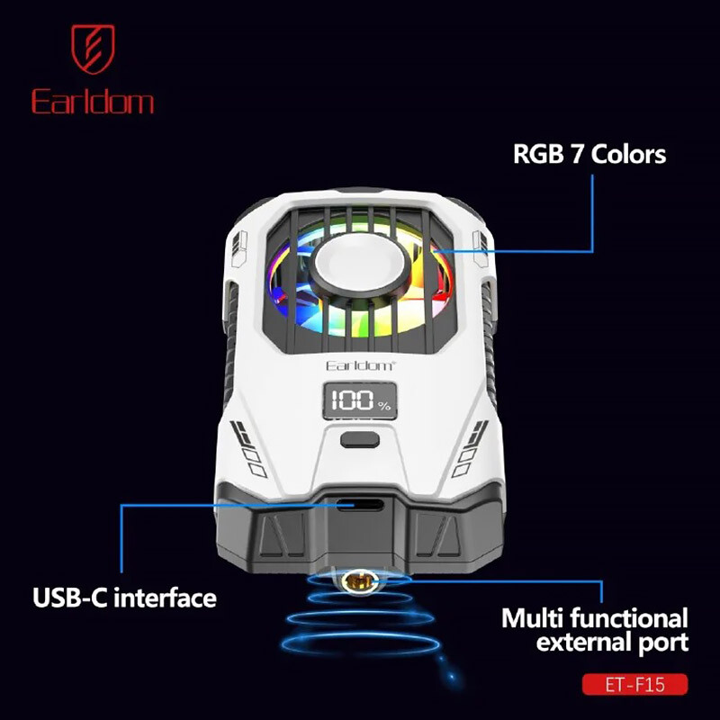 فن خنک کننده گوشی Earldom ET-F15 - 4