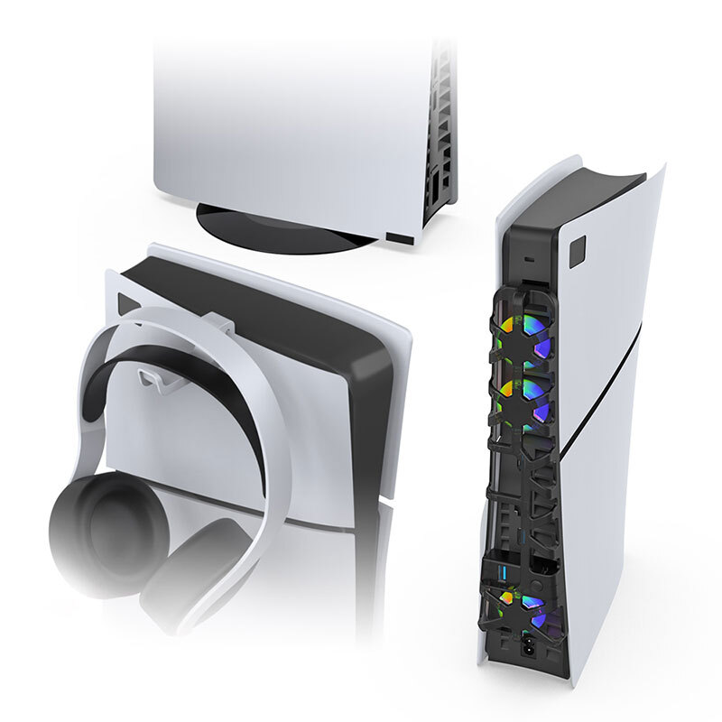 فن خنک کننده و پایه نگهدارنده هدفون و کنسول PS5 Slim دابی TP5-3538D - 5