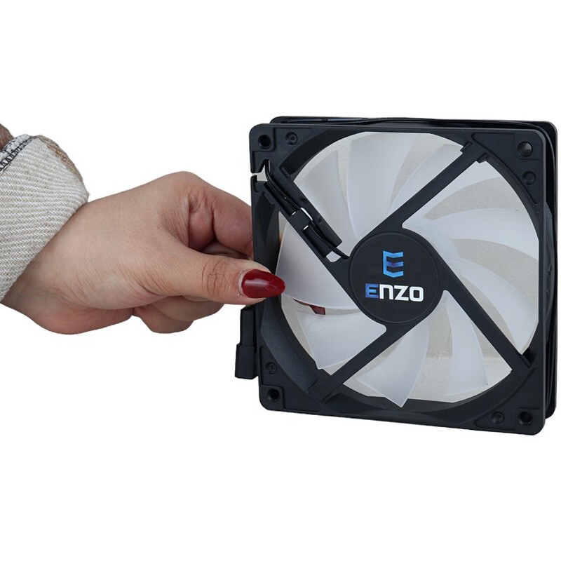 فن کیس انزو FAN-001 RGB سایز 120 میلی متری - 7