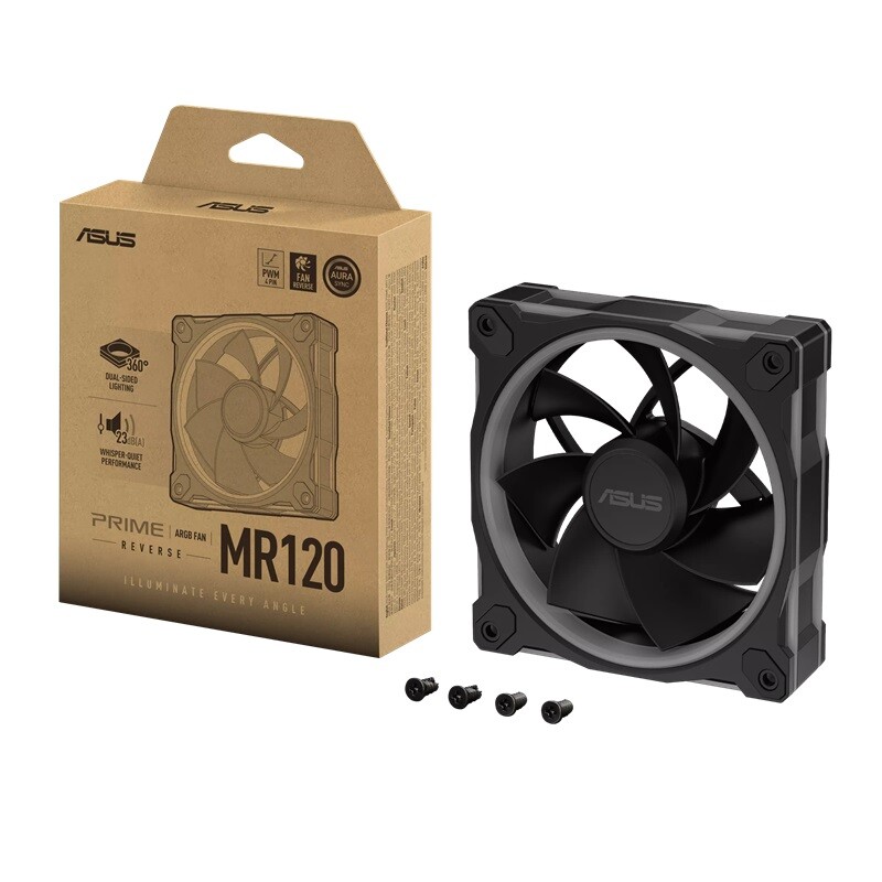 فن کیس ایسوس Prime MR120 ARGB Reverse Blade سایز 120 میلی متری - 2