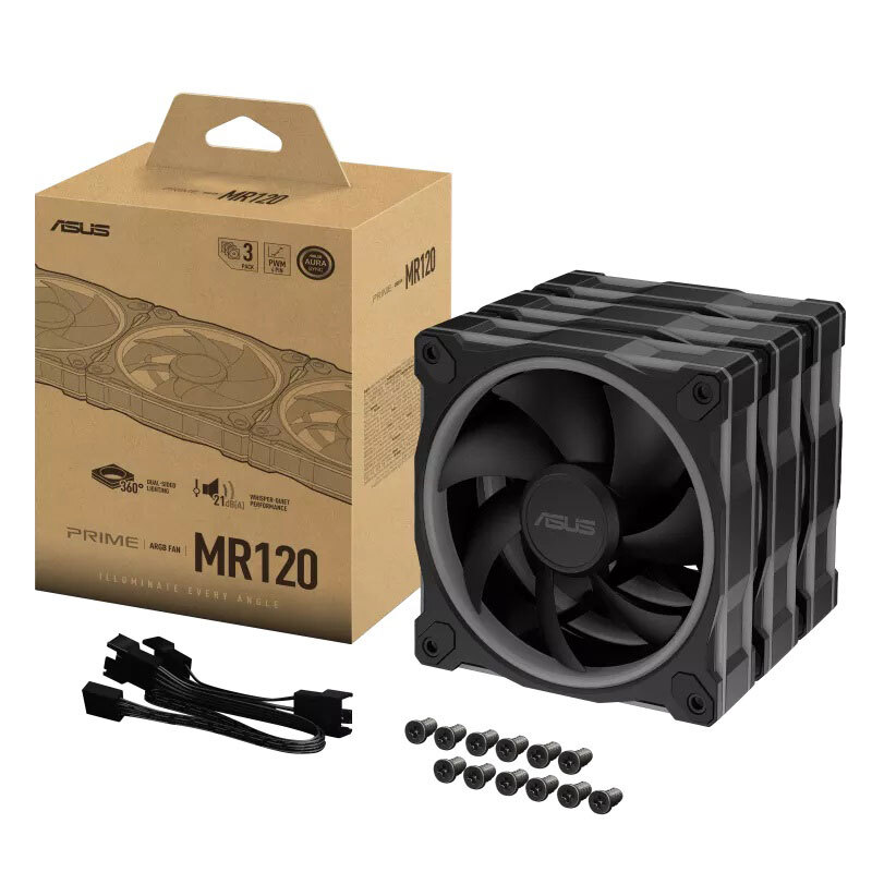 فن کیس ایسوس Prime MR120 ARGB سایز 120 میلی متری بسته 3 عددی - 2
