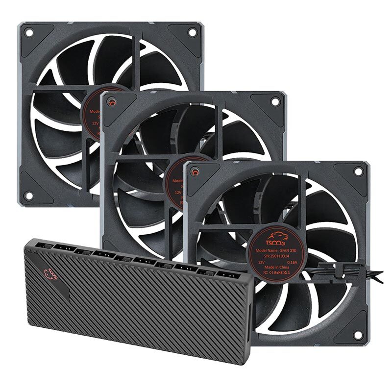 فن کیس تسکو Skadi Lumina GFAN 310 سایز 120 میلی متری بسته 3 عددی - 7