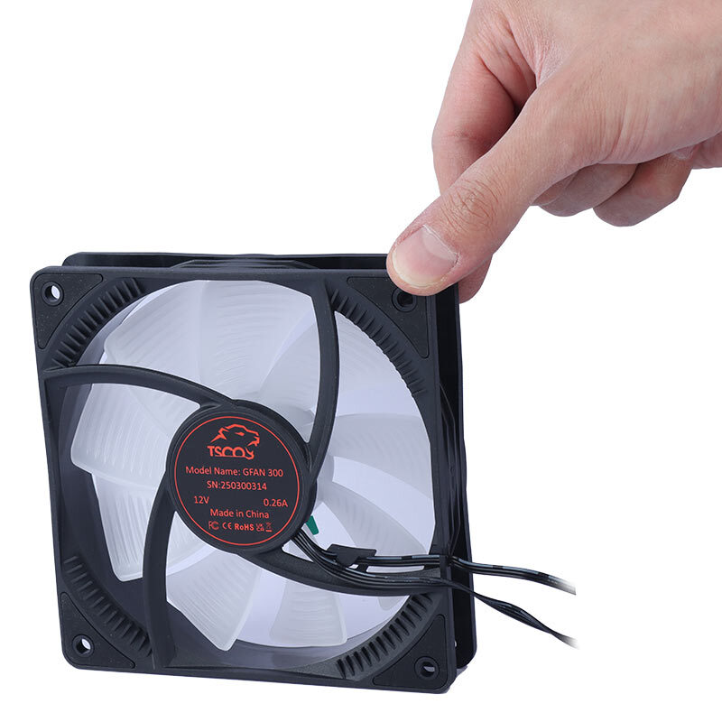 فن کیس تسکو Skadi Storm GFAN 300 سایز 120 میلی متری بسته 3 عددی - 7