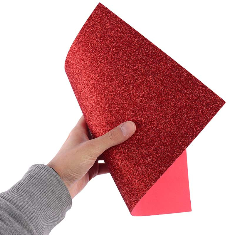 فوم رنگی اکلیلی Glitter Eva Foam A4 بسته 10 عددی - 5