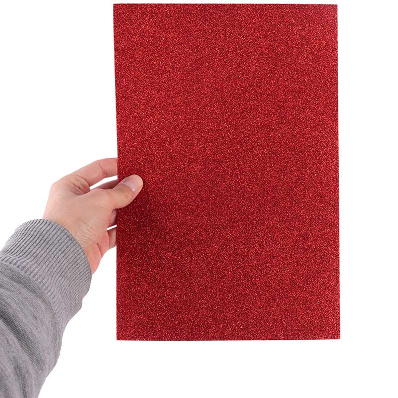فوم رنگی اکلیلی Glitter Eva Foam A4 بسته 10 عددی - 8