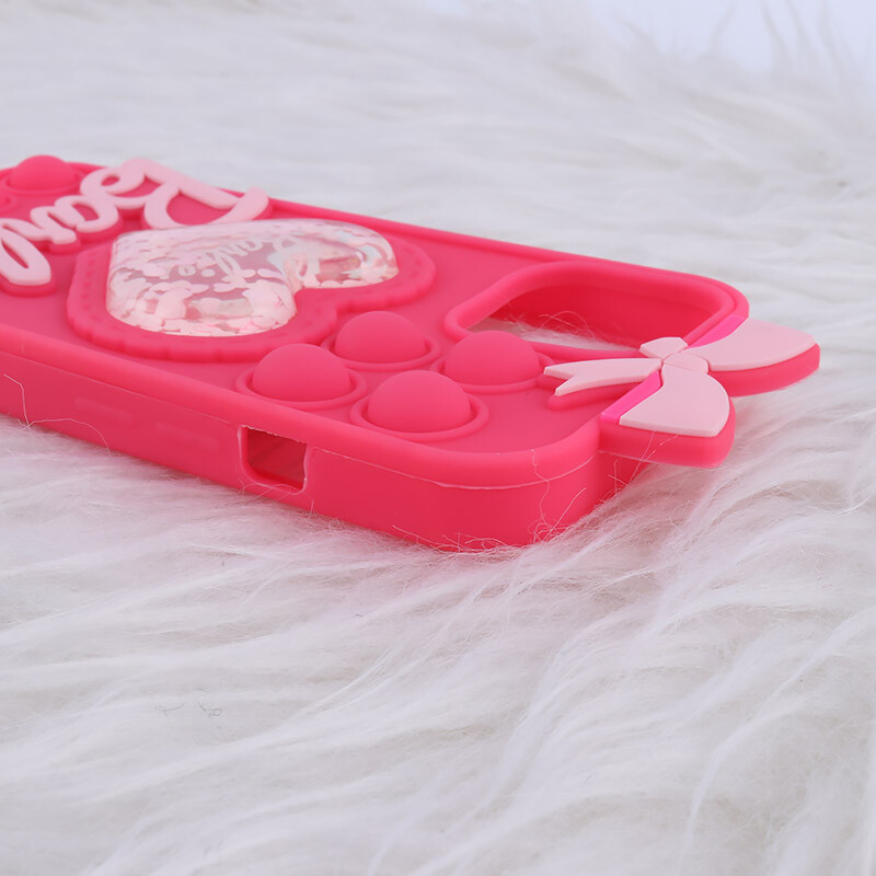 قاب آکواریومی پاپیتی آیفون iPhone 13 / 14 طرح Barbie - 6
