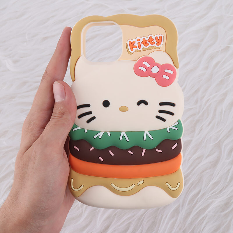 قاب عروسکی آیفون iPhone 13 / 14 طرح Kitty - 2
