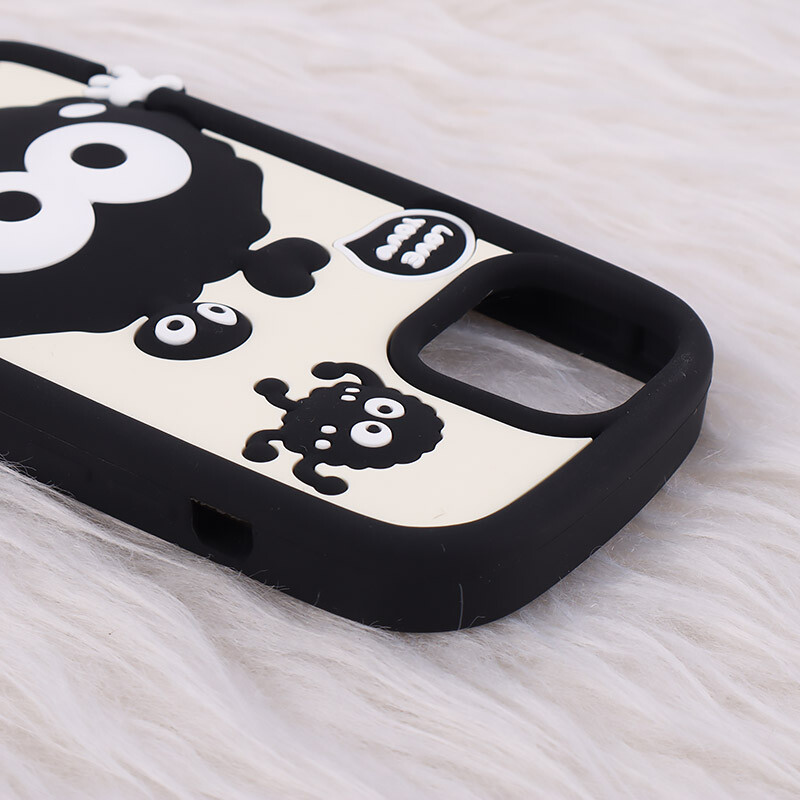 قاب عروسکی آیفون iPhone 13 / 14 طرح میکروب - 6