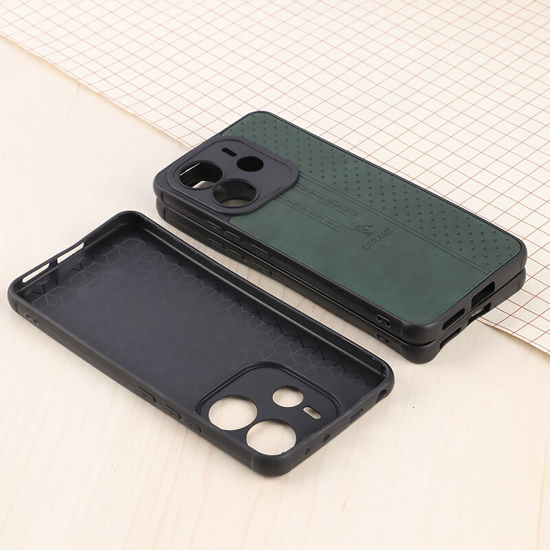 قاب چرمی Canary شیائومی Redmi Note 14 محافظ لنزدار - 4