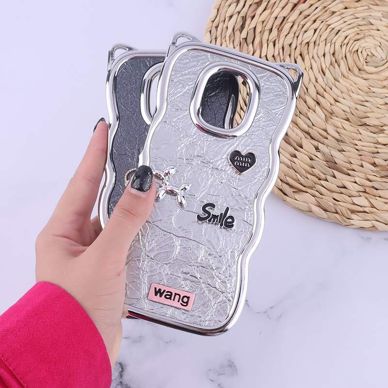 قاب چرمی موج دار شیائومی Redmi Note 9s / Note 9 Pro / Note 10 Lite برجسته گوش دار - 4