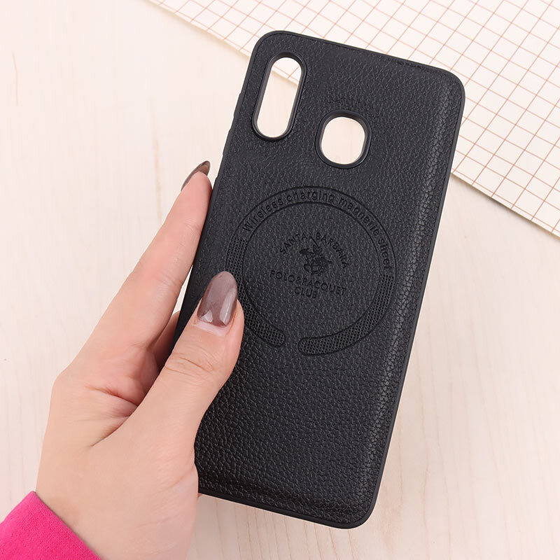 قاب چرمی Polo & Racquet Club سامسونگ Galaxy A20 / A30 طرح مگ سیف - 2