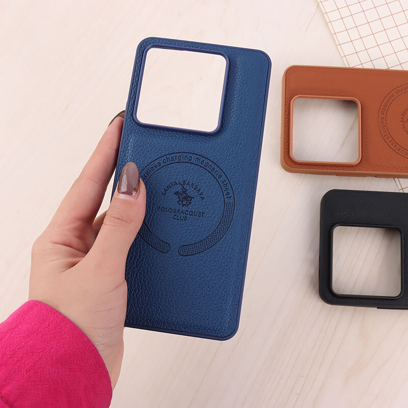 قاب چرمی Polo & Racquet Club شیائومی 14T Pro طرح مگ سیف - 2