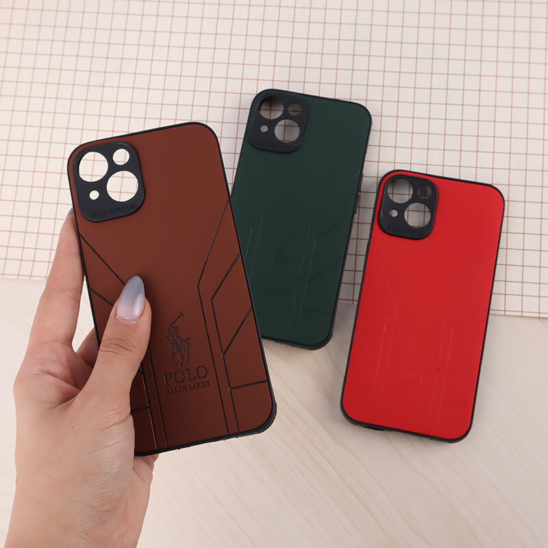 قاب چرمی Polo Ralph Laren آیفون iPhone 13 طرح دار محافظ لنزدار - 2