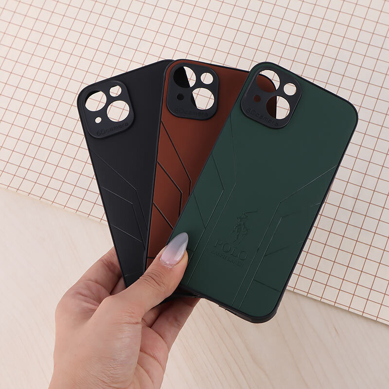 قاب چرمی Polo Ralph Laren آیفون iPhone 13 طرح دار محافظ لنزدار - 4