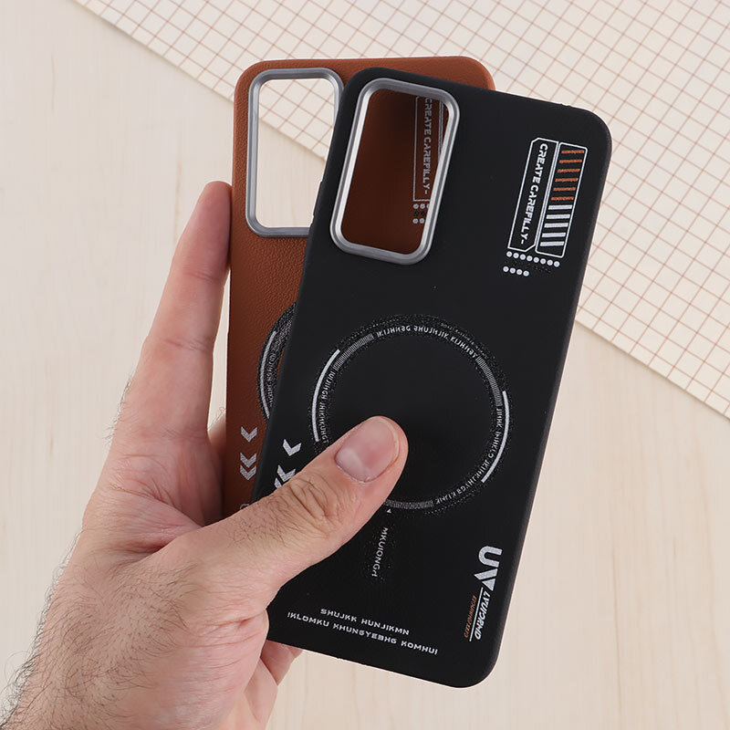 قاب چرمی ژله ای Leather شیائومی Redmi 10 / Redmi 10 Prime / Redmi Note 11 4G طرح مگ سیف - 4