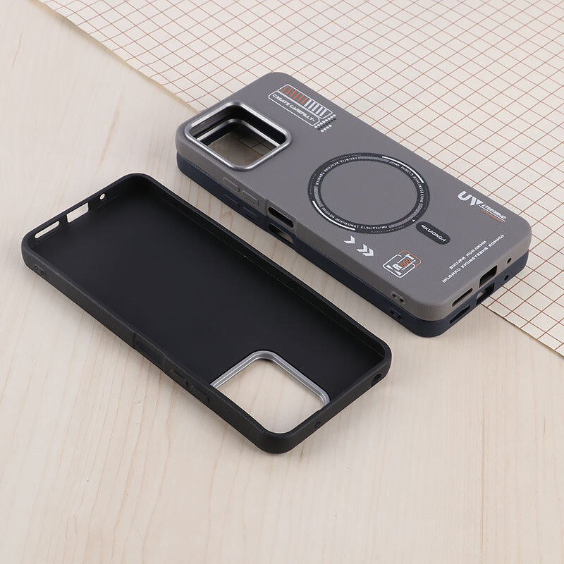 قاب چرمی ژله ای Leather شیائومی Redmi 12 طرح مگ سیف - 3