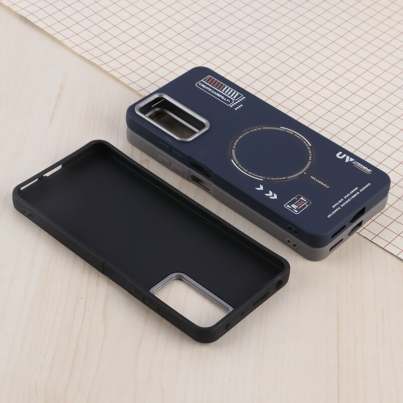 قاب چرمی ژله ای Leather شیائومی Redmi Note 11 Pro / Note 11 Pro Plus 5G (India) طرح مگ سیف - 3