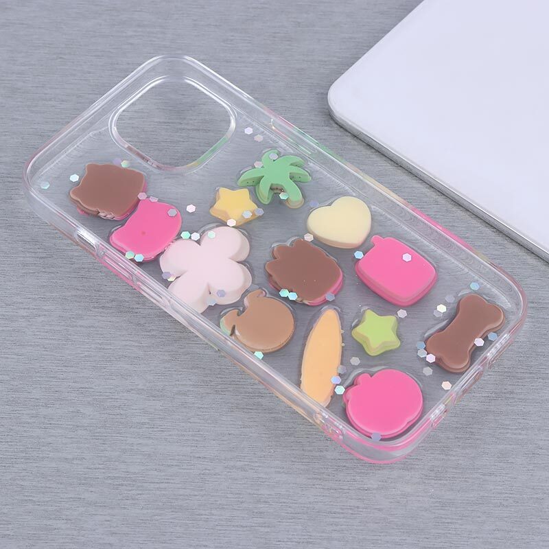 قاب Hello Kitty In The Beach آیفون iPhone 13 / 14 عروسکی برجسته - 3