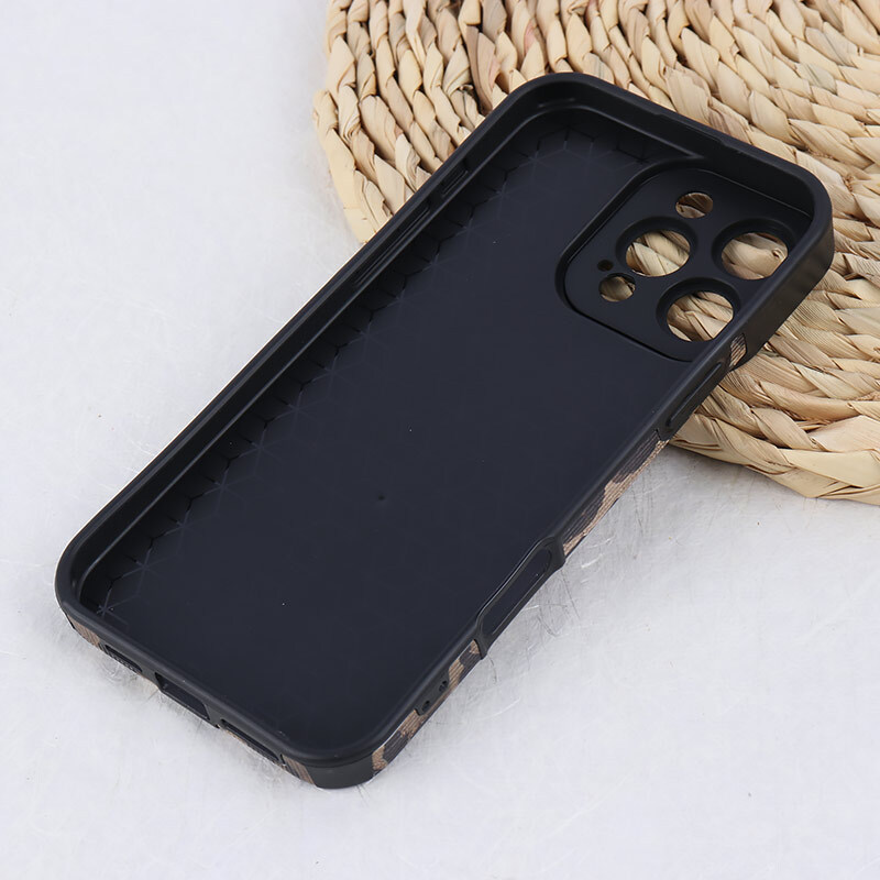 قاب کبریتی آیفون iPhone 16 Pro Max طرح پلنگی محافظ لنزدار برجسته - 3