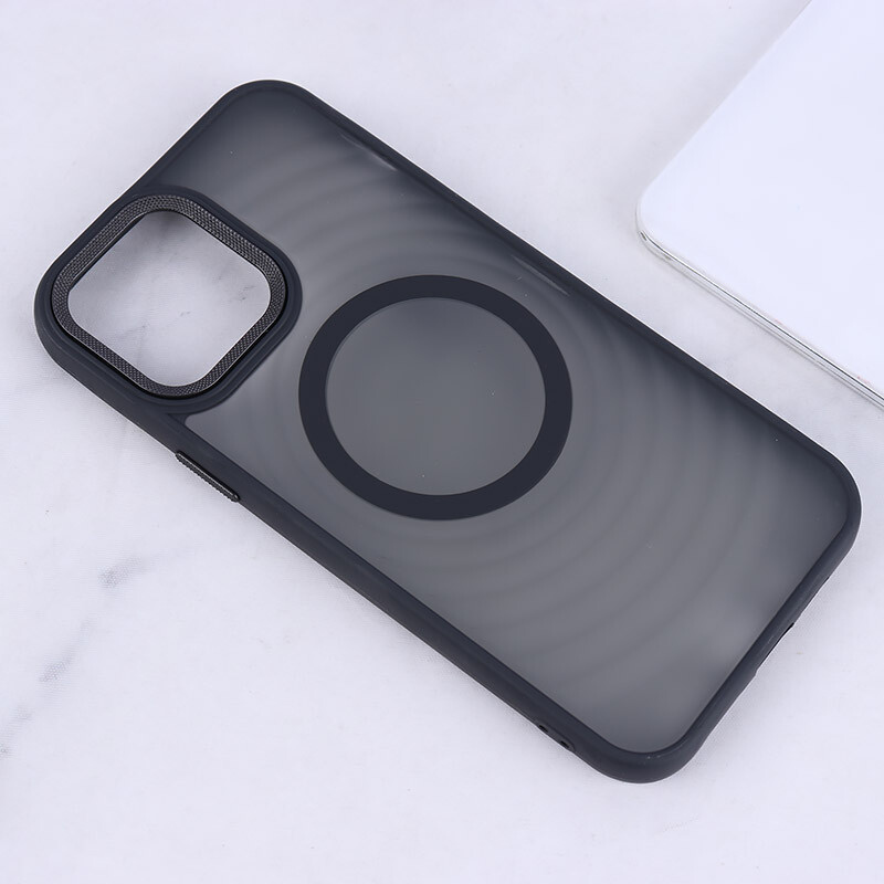 قاب مگ سیف آیفون iPhone 13 / 14 پشت مات طرح موج - 5