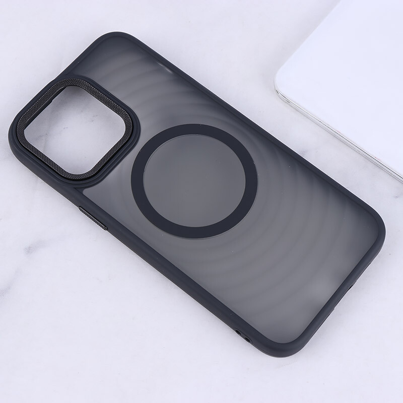 قاب مگ سیف آیفون iPhone 15 Pro Max پشت مات طرح موج - 5