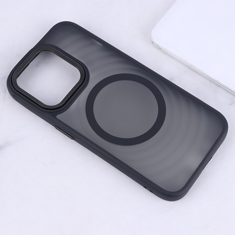 قاب مگ سیف آیفون iPhone 15 Pro پشت مات طرح موج - 6
