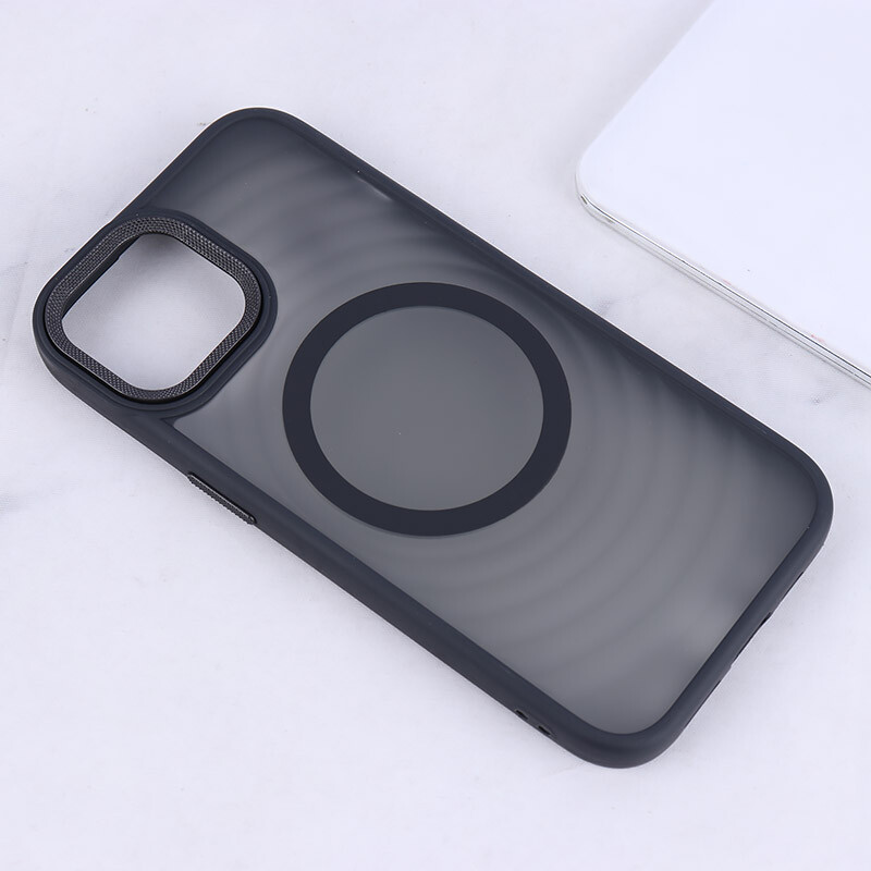 قاب مگ سیف آیفون iPhone 15 پشت مات طرح موج - 4