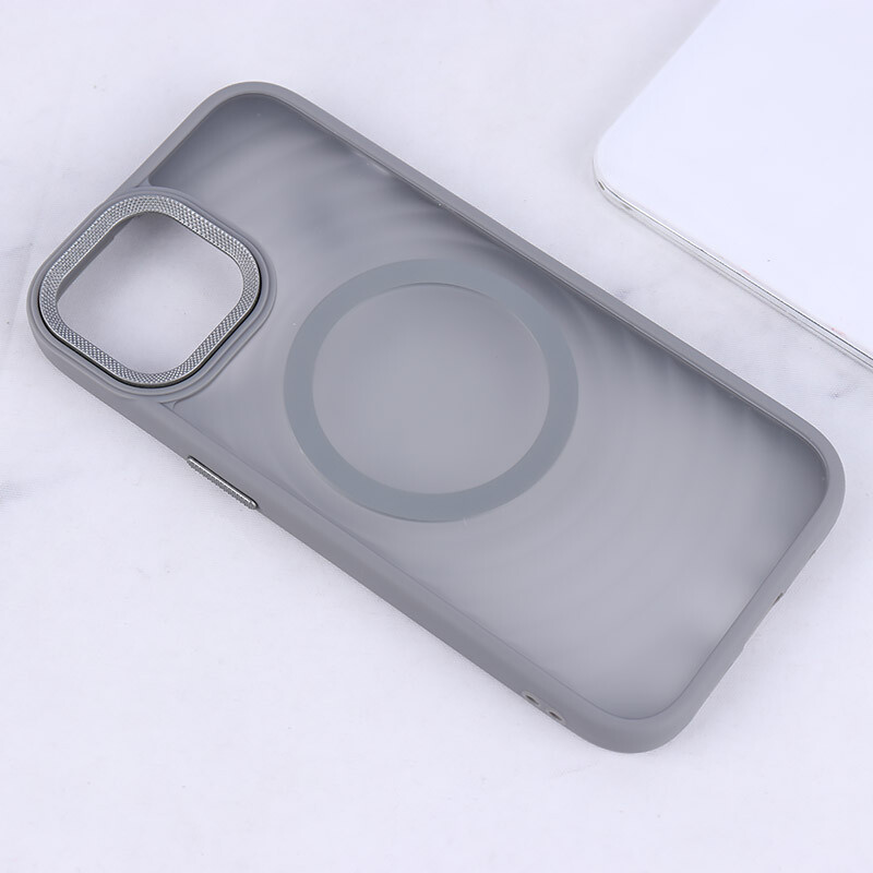 قاب مگ سیف آیفون iPhone 15 پشت مات طرح موج - 8