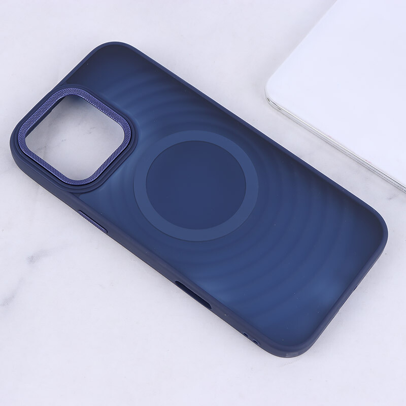 قاب مگ سیف آیفون iPhone 16 Pro Max پشت مات طرح موج - 7