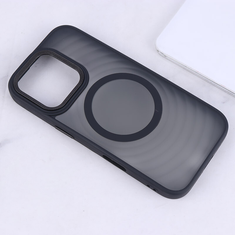 قاب مگ سیف آیفون iPhone 16 Pro پشت مات طرح موج - 5