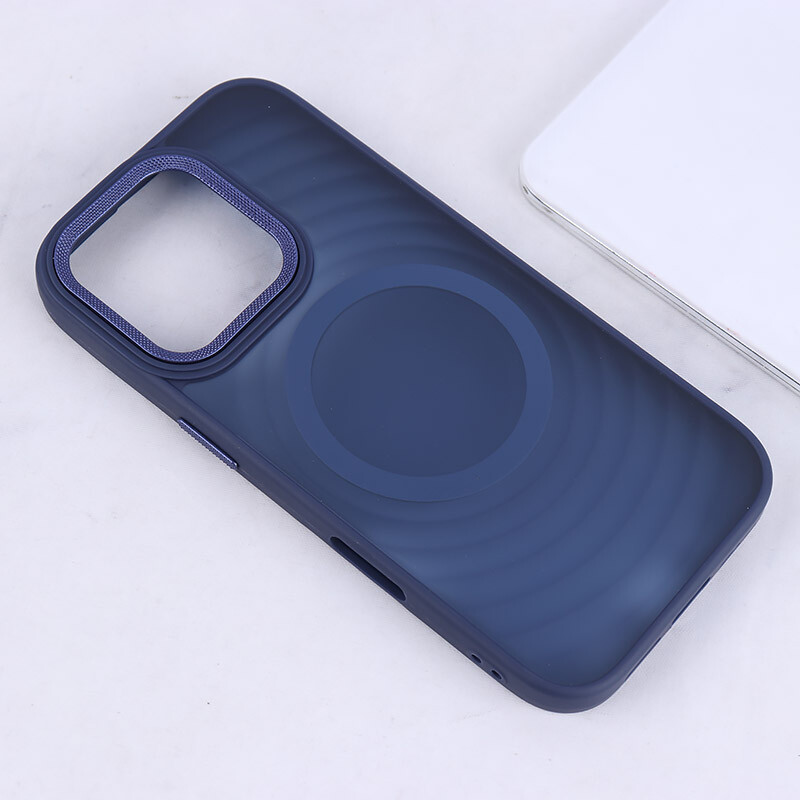 قاب مگ سیف آیفون iPhone 16 Pro پشت مات طرح موج - 7
