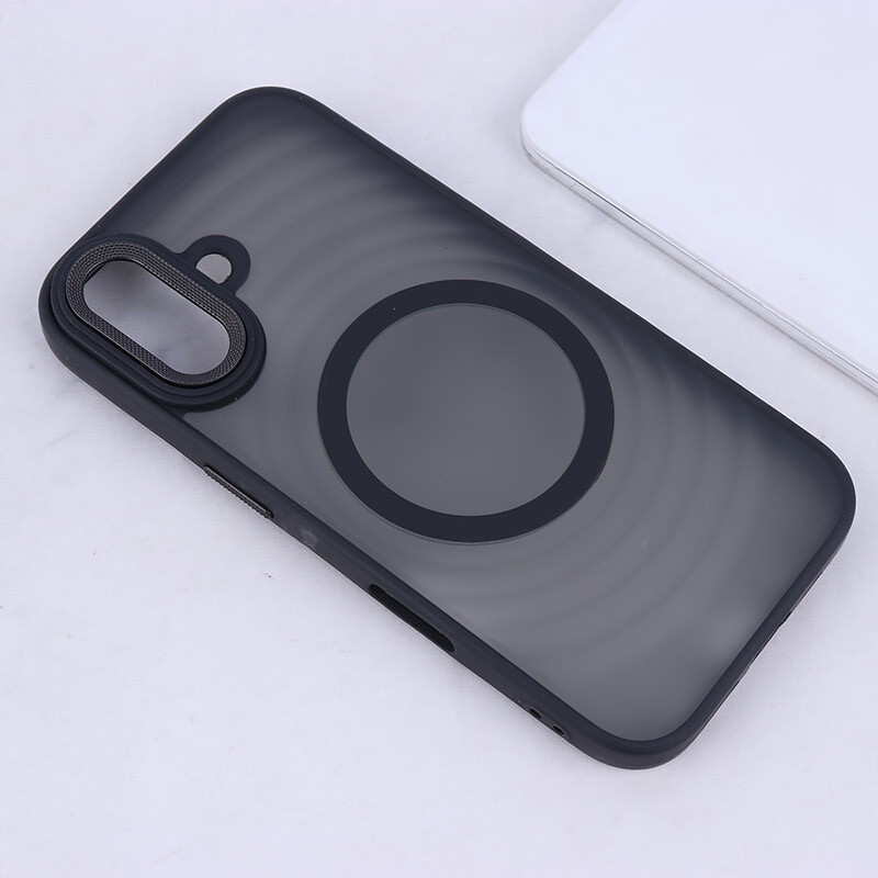 قاب مگ سیف آیفون iPhone 16 پشت مات طرح موج - 5
