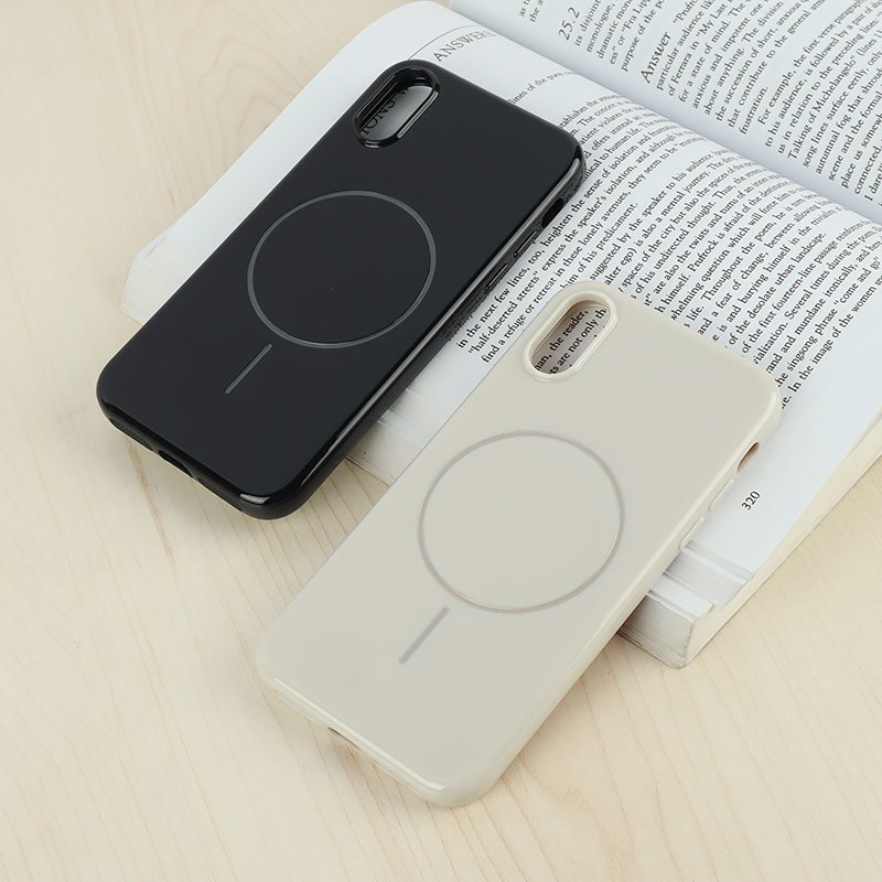 قاب مگ سیف Case آیفون X / XS براق