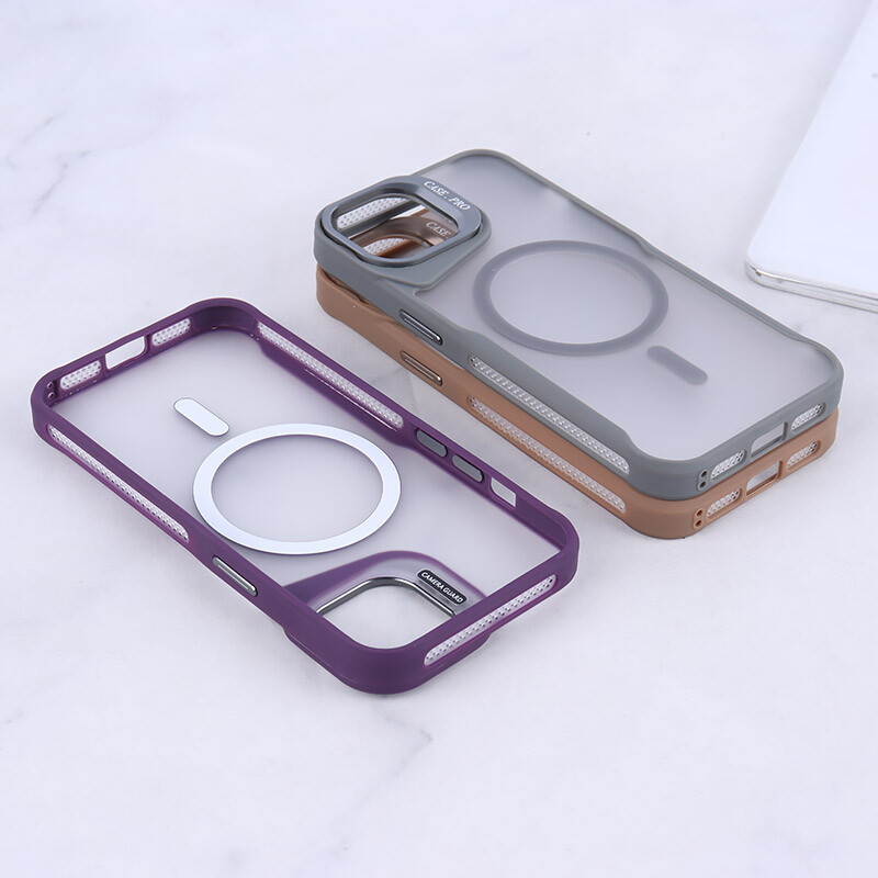 قاب مگ سیف Case.Pro آیفون iPhone 13 / 14 استندشو پشت مات - 4