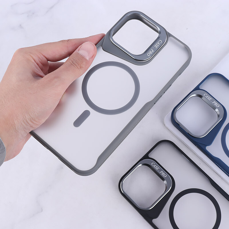 قاب مگ سیف Case.Pro آیفون iPhone 13 Pro Max استندشو پشت مات - 2
